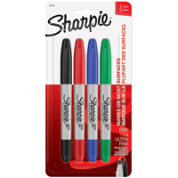 Sharpie Fine & Ultra Fine Twin Tip Markers 4PK