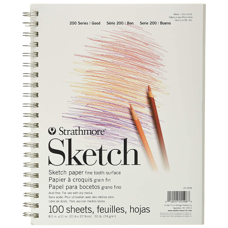 Strathmore Sketch Pad 8.5x11 100 Sheets