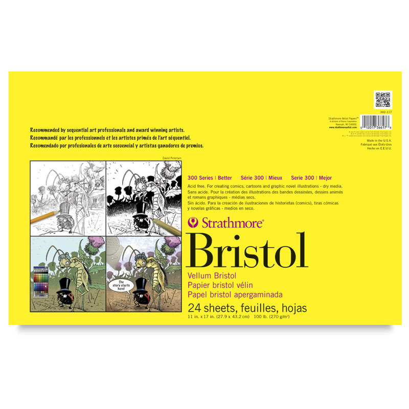 Strathmore Bristol Pad Vellum Finish 11x17 24 Sheets