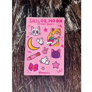 Art of Gabby Ramirez - Sailor Moon Sticker Sheet
