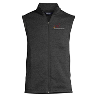 Sweater Fleece Vest Black Heather