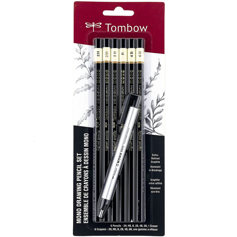 Tombow MONO Drawing Pencil Set of 6 (SKU 1051439932) Tombow MONO Drawing Pencil Set of 6 (SKU 1051439932)
