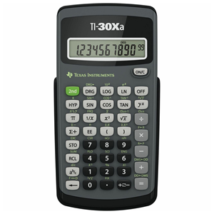 Texas Instruments TI-30Xa Scientific Calculator Solar School Edition