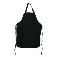 TRAN Black Canvas Apron