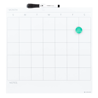 U Brands Square Dry Erase Calendar 14" x 14"