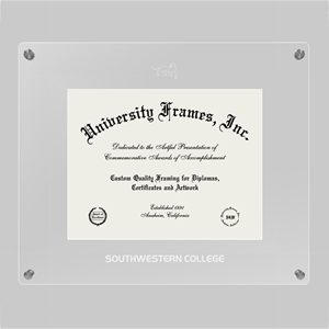 SWC Diploma Frame Clear over Clear